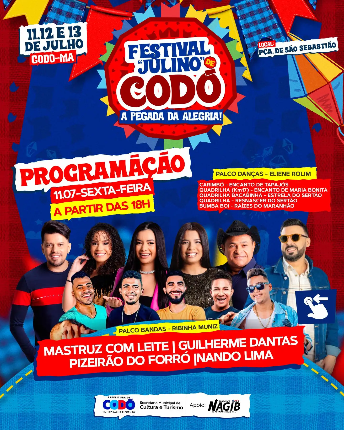 Galeria de imagens - Foto 4 da notÃcia: 🎉 Vem aà o Festival Julino de Codó – A Pegada da Alegria!