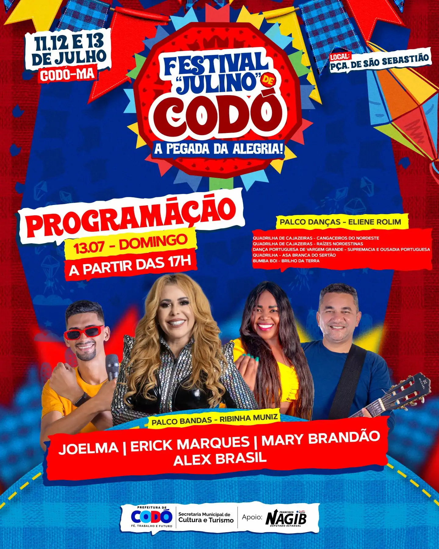 Galeria de imagens - Foto 2 da notÃcia: 🎉 Vem aà o Festival Julino de Codó – A Pegada da Alegria!