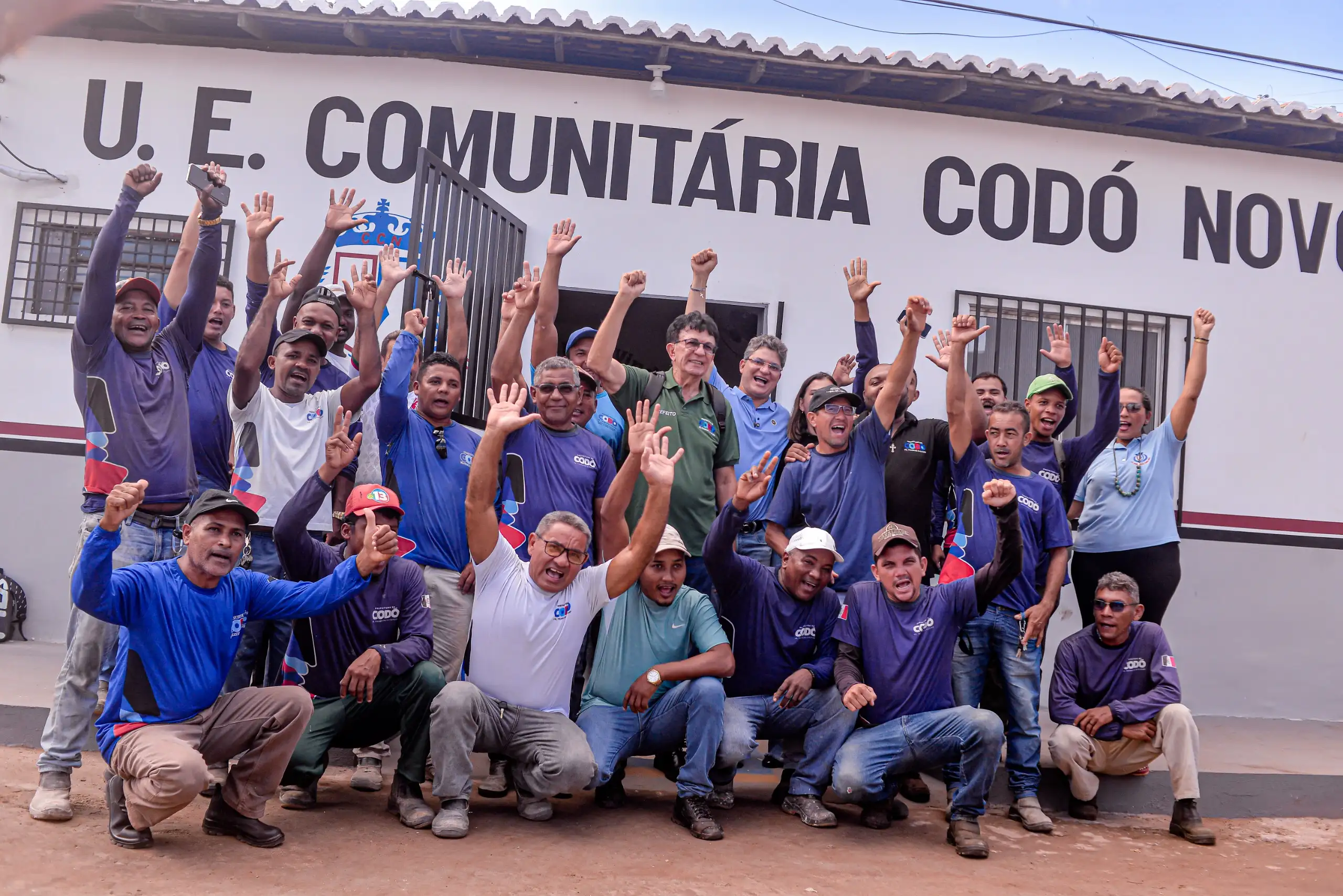 Foto 1 – Escola Comunitária do Codó Novo é entregue totalmente reformada e beneficia mais de 300 alunos
