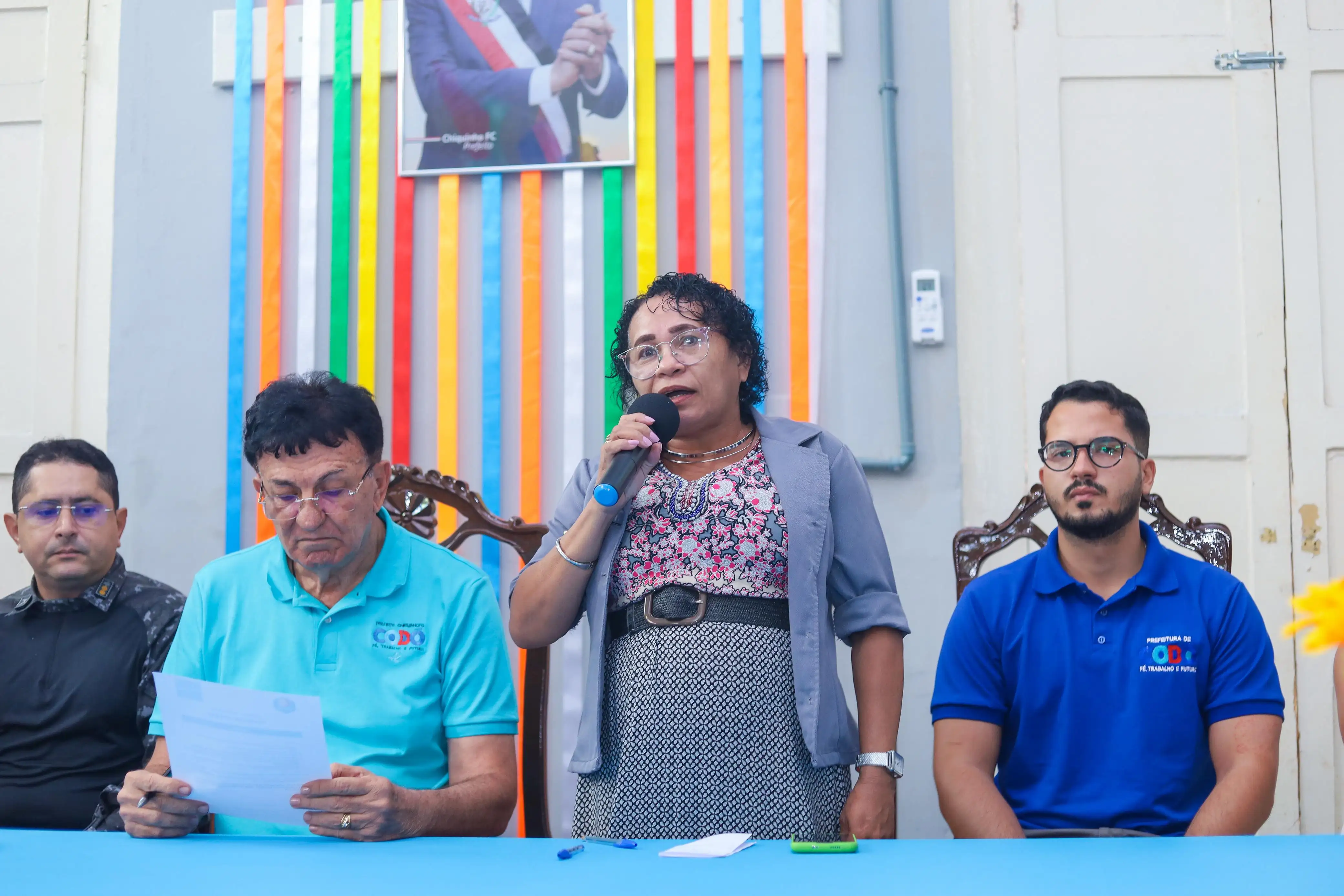 Foto 1 – Prefeitura de Codó promove cerimônia de adesão do município ao Selo UNICEF com mobilizadores