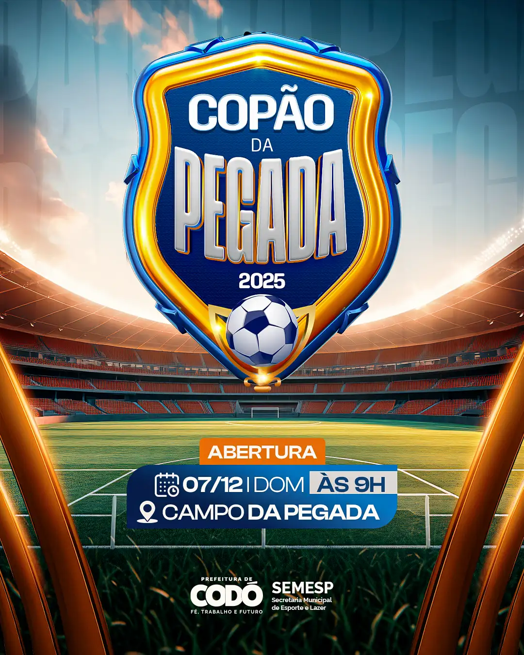 Foto 1 – Prefeitura de Codó lança “Copão da Pegada 2025” com 17 equipes e premiação especial