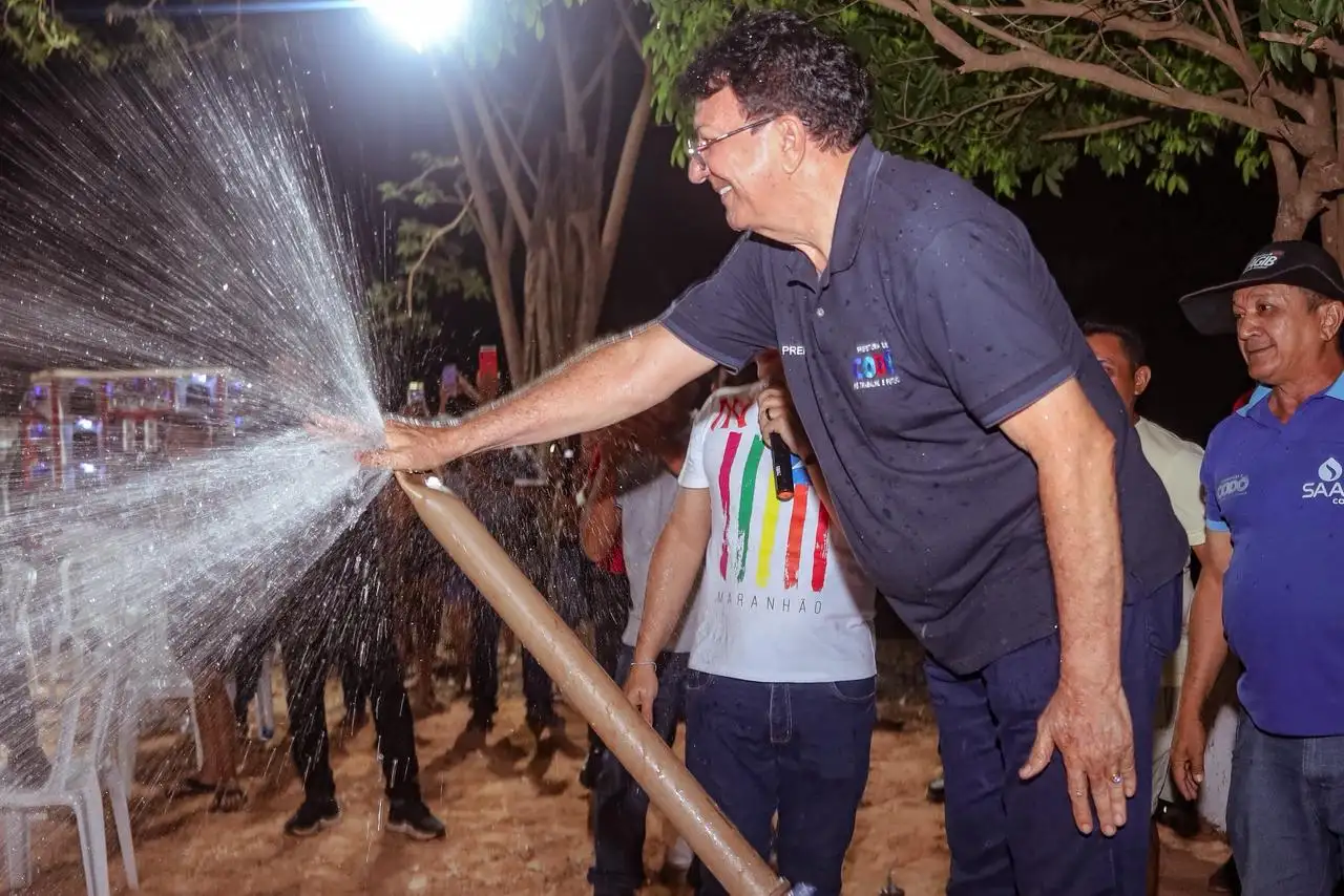Foto 4 – Prefeitura de Codó avança na rede de abastecimento de água na zona rural e inaugura poço artesiano no Canto do Coxo