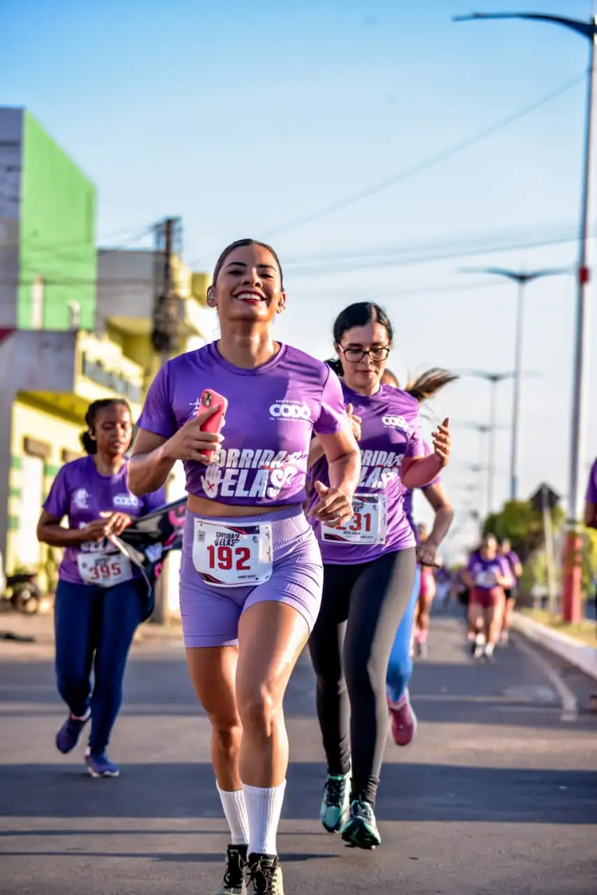 Galeria de imagens - Foto 11 da notícia: 1ª Corrida Por Elas marcou o encerramento do Agosto Lilás com emoção, superação e compromisso social em Codó