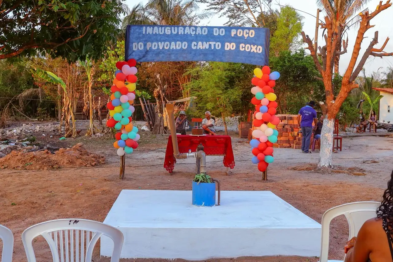 Foto 12 – Prefeitura de Codó avança na rede de abastecimento de água na zona rural e inaugura poço artesiano no Canto do Coxo