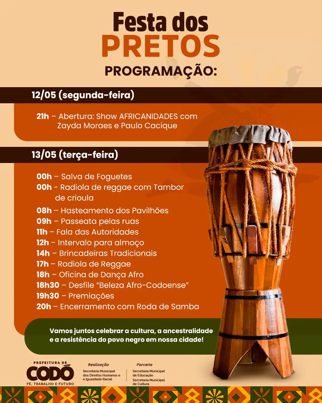 Foto 3 – Prefeitura Municipal de Codó realiza a Festa dos Pretos