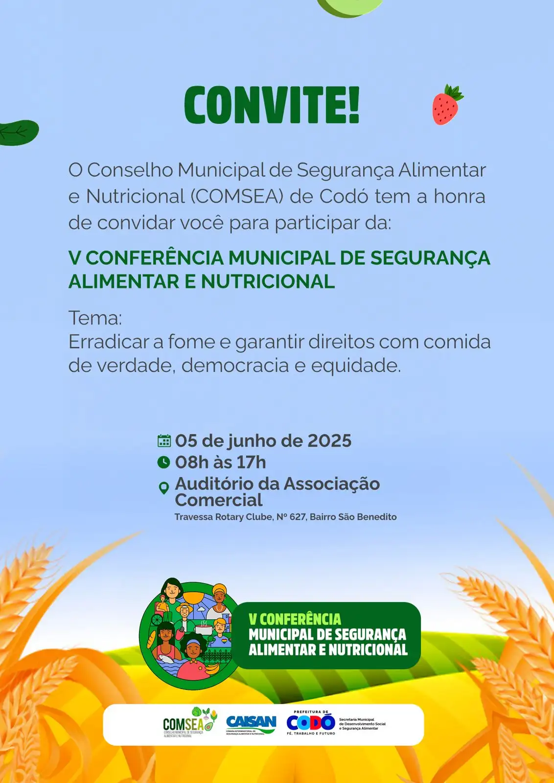 Foto 2 – Codó realiza V Conferência Municipal de Segurança Alimentar e Nutricional nesta quarta (5)