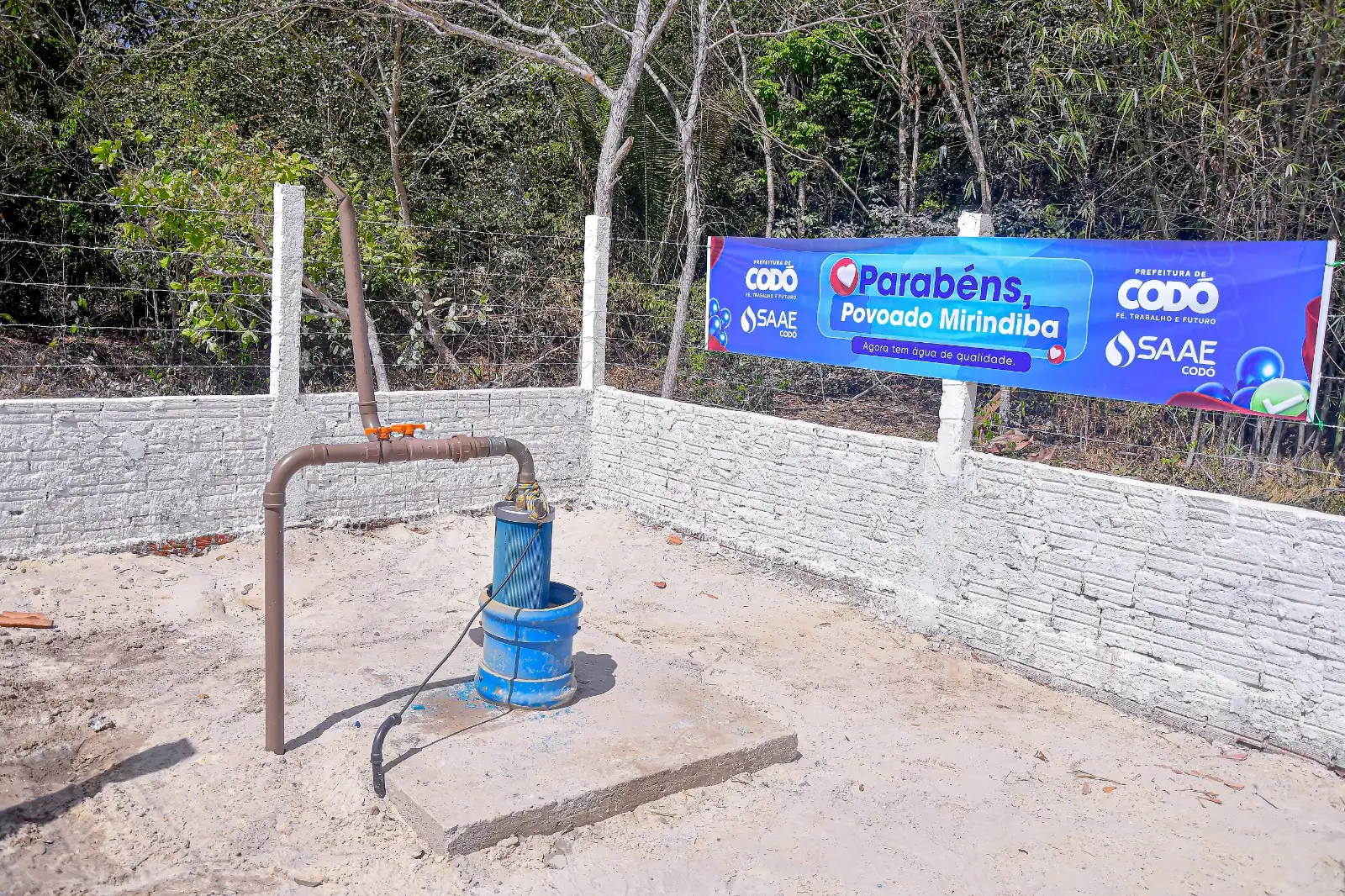 Foto 1 – Mirindiba e Fazenda Imperial II recebem novos sistemas de abastecimento de água