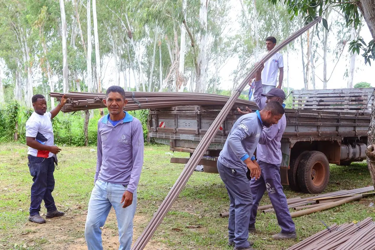 Galeria de imagens - Foto 7 da notícia: SAAE de Codó recebe tubos e caixas d’água para reforçar abastecimento na zona rural