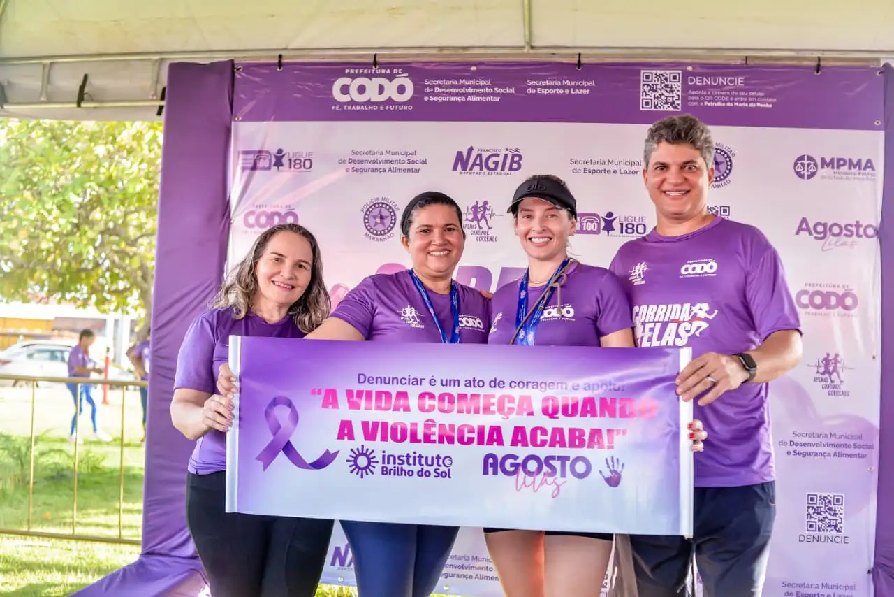 Galeria de imagens - Foto 5 da notícia: 1ª Corrida Por Elas marcou o encerramento do Agosto Lilás com emoção, superação e compromisso social em Codó