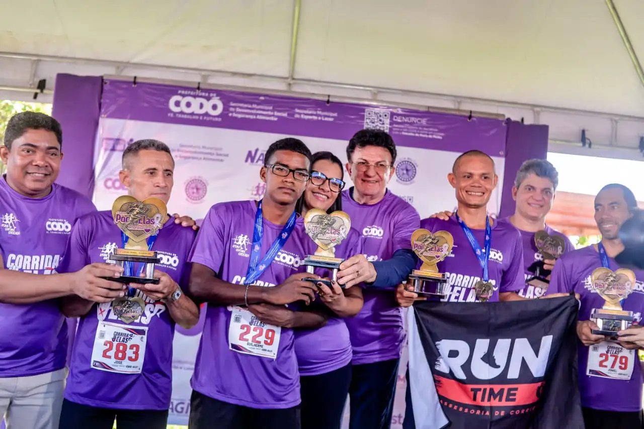 Galeria de imagens - Foto 2 da notícia: 1ª Corrida Por Elas marcou o encerramento do Agosto Lilás com emoção, superação e compromisso social em Codó