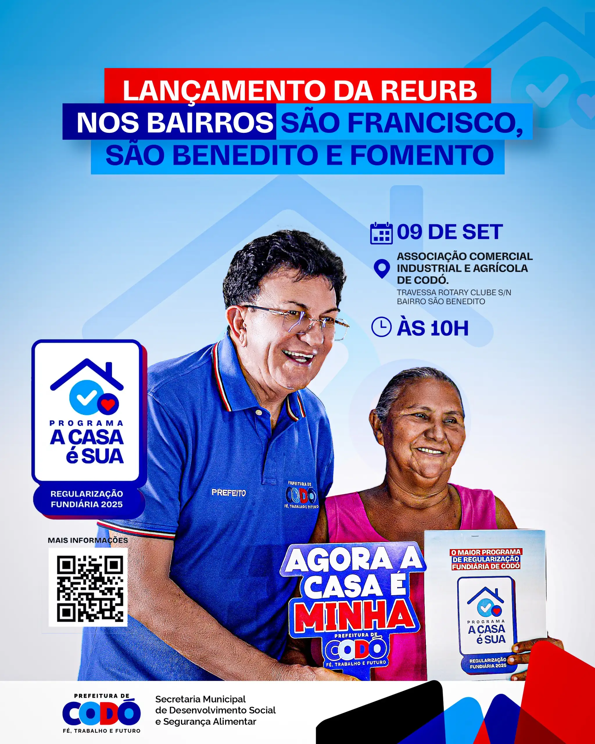 Prefeitura de Codó lançará programa de Regularização Fundiária Urbana em três bairros da cidade