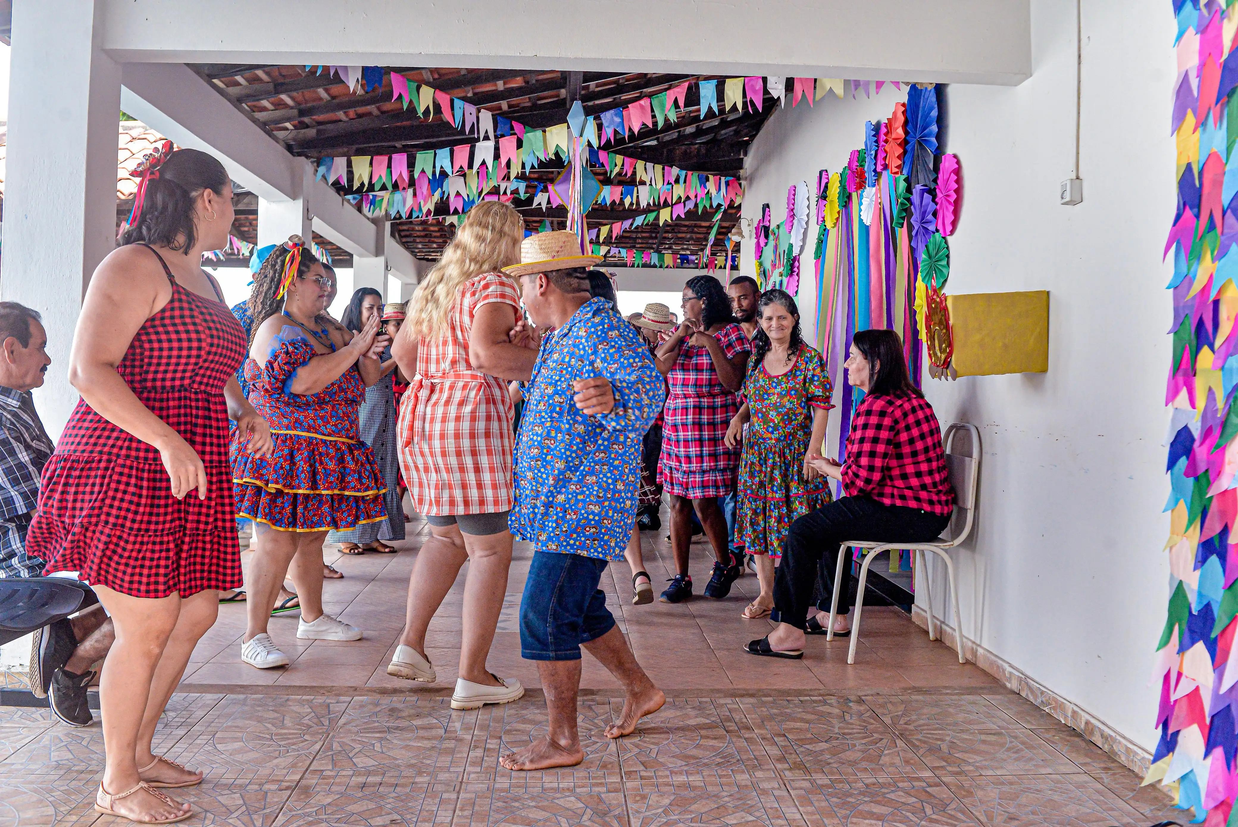 Foto 14 – Arraial do CAPS II em Codó promove integração social entre pacientes e colaboradores