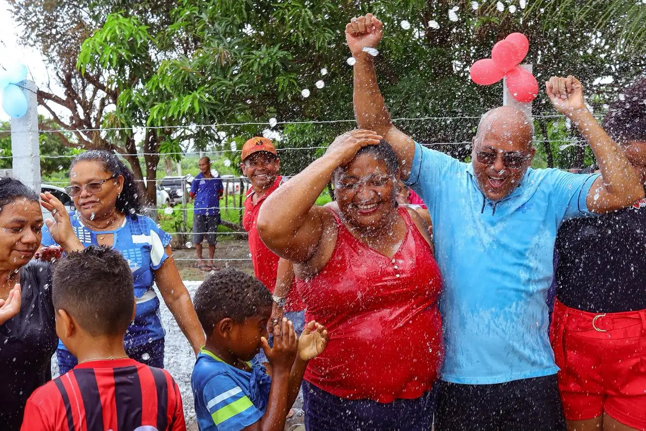 Galeria de imagens - Foto 2 da notícia: Codó 130 anos: Povoado Vila Verde recebe poço artesiano e celebra avanço no abastecimento de água