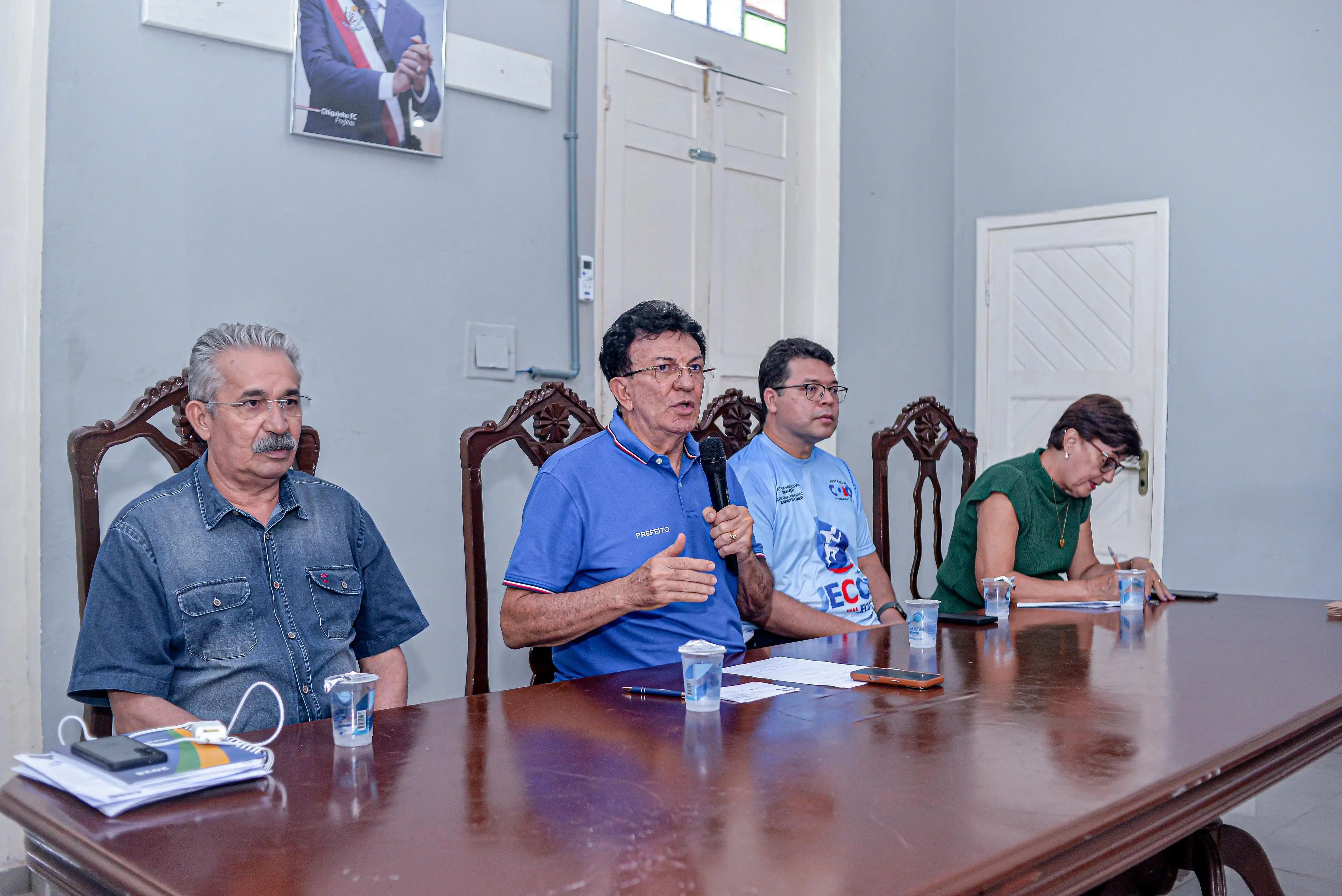 Foto 4 – Conselheiros titulares e suplentes do CAE são empossados em Codó