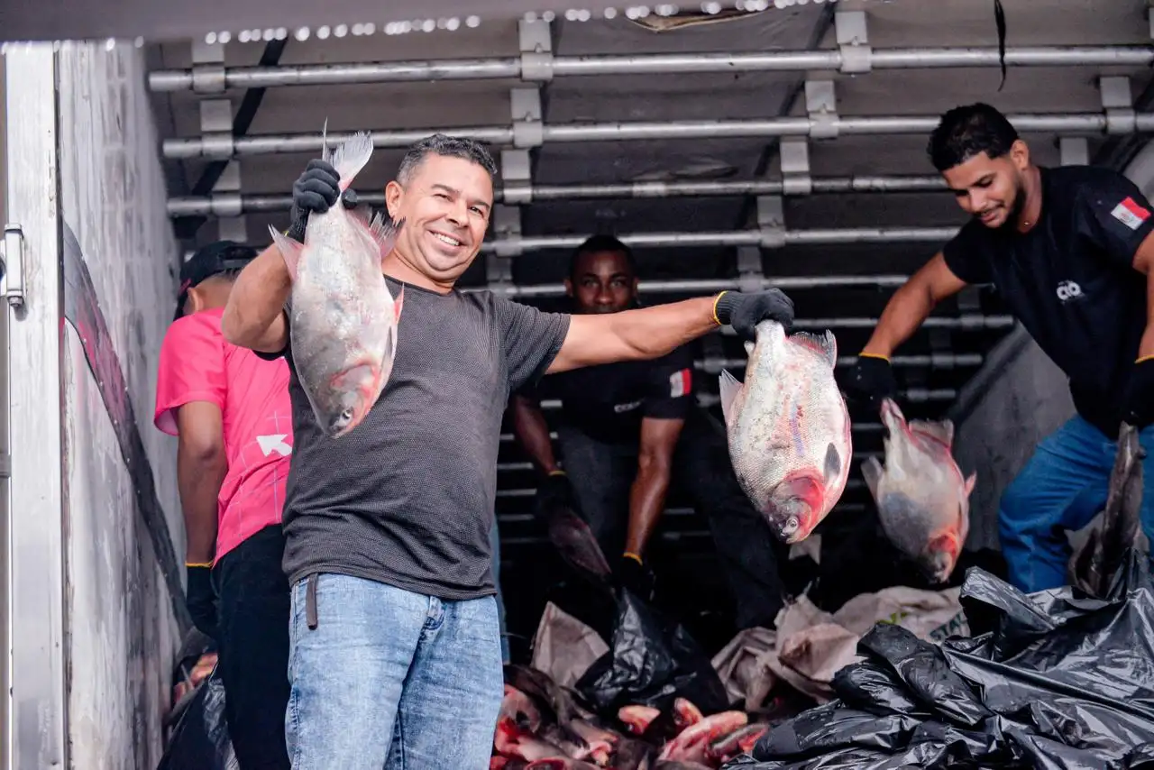 Galeria de imagens - Foto 9 da notícia: Prefeitura de Codó distribui 60 toneladas de peixe e beneficia milhares de famílias na Semana Santa