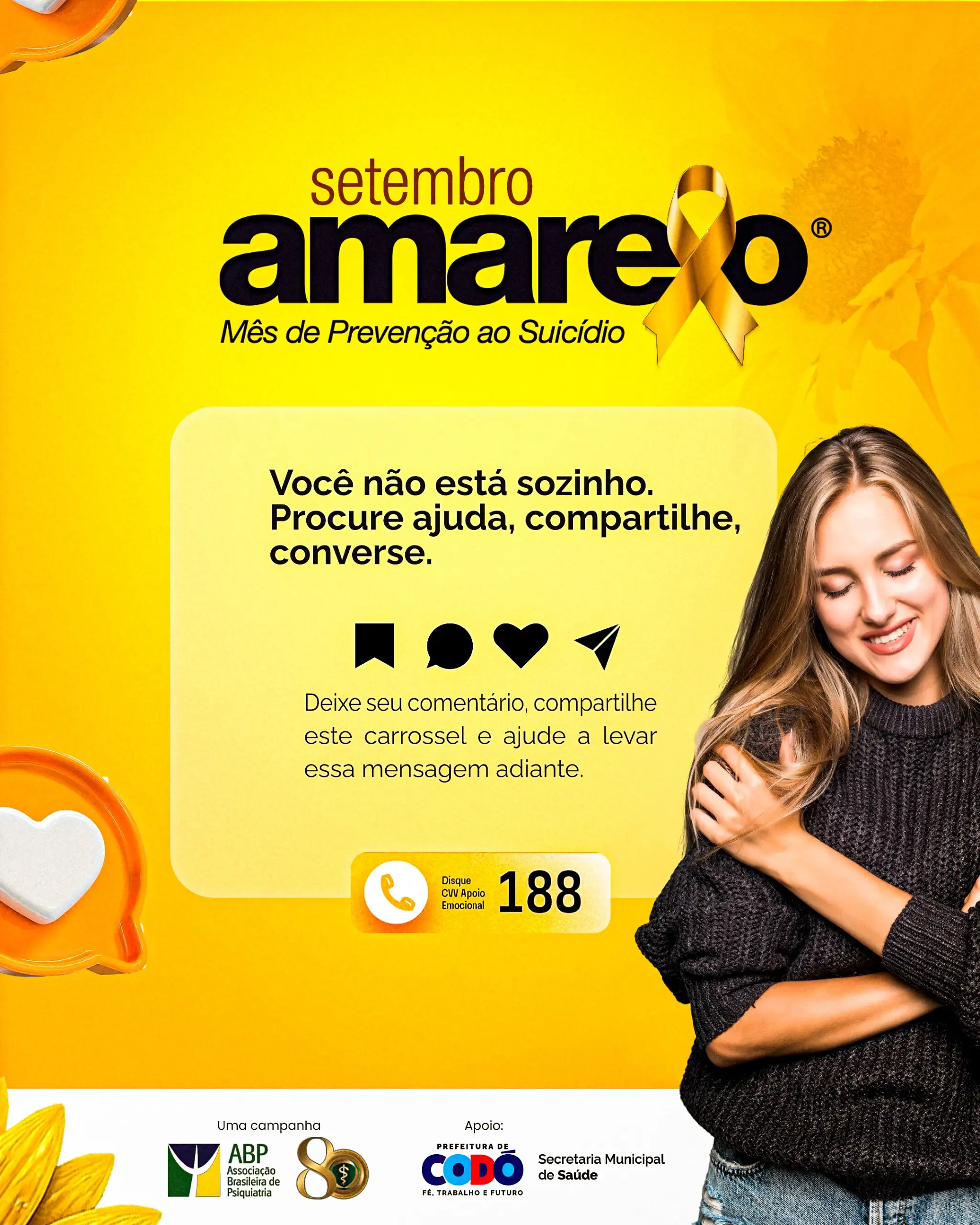 Foto 3 – Setembro Amarelo em Codó: Mês de Prevenção ao Suicídio é marcado por campanha de conscientização e acolhimento