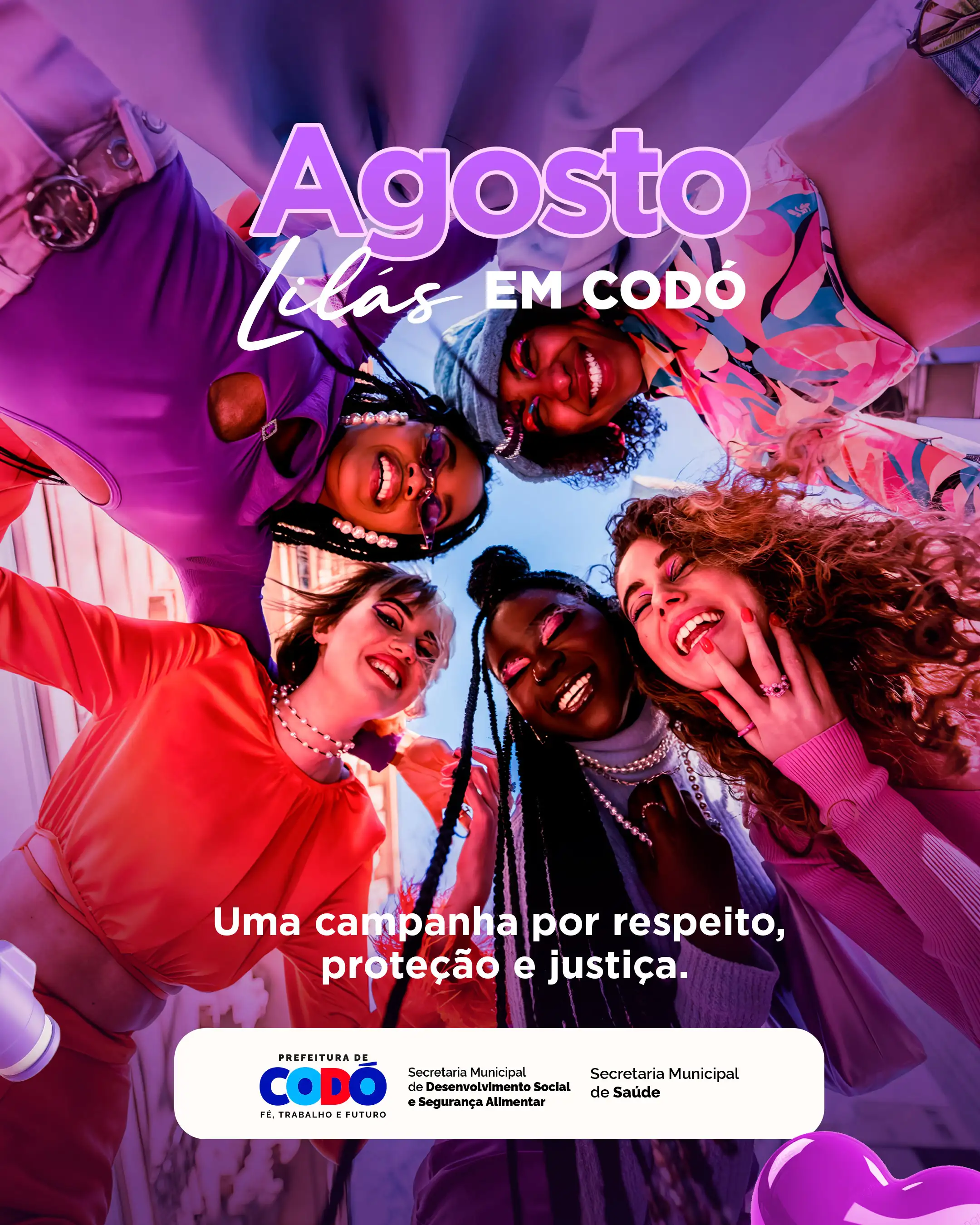 Foto 10 – Prefeitura de Codó lança campanha “Agosto Lilás” com ações de conscientização e combate à violência contra a mulher