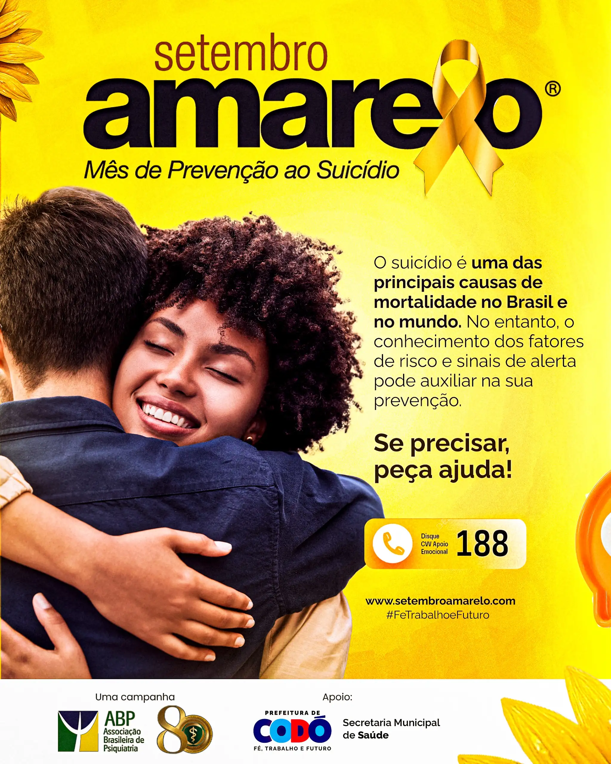 Setembro Amarelo em Codó: Mês de Prevenção ao Suicídio é marcado por campanha de conscientização e acolhimento