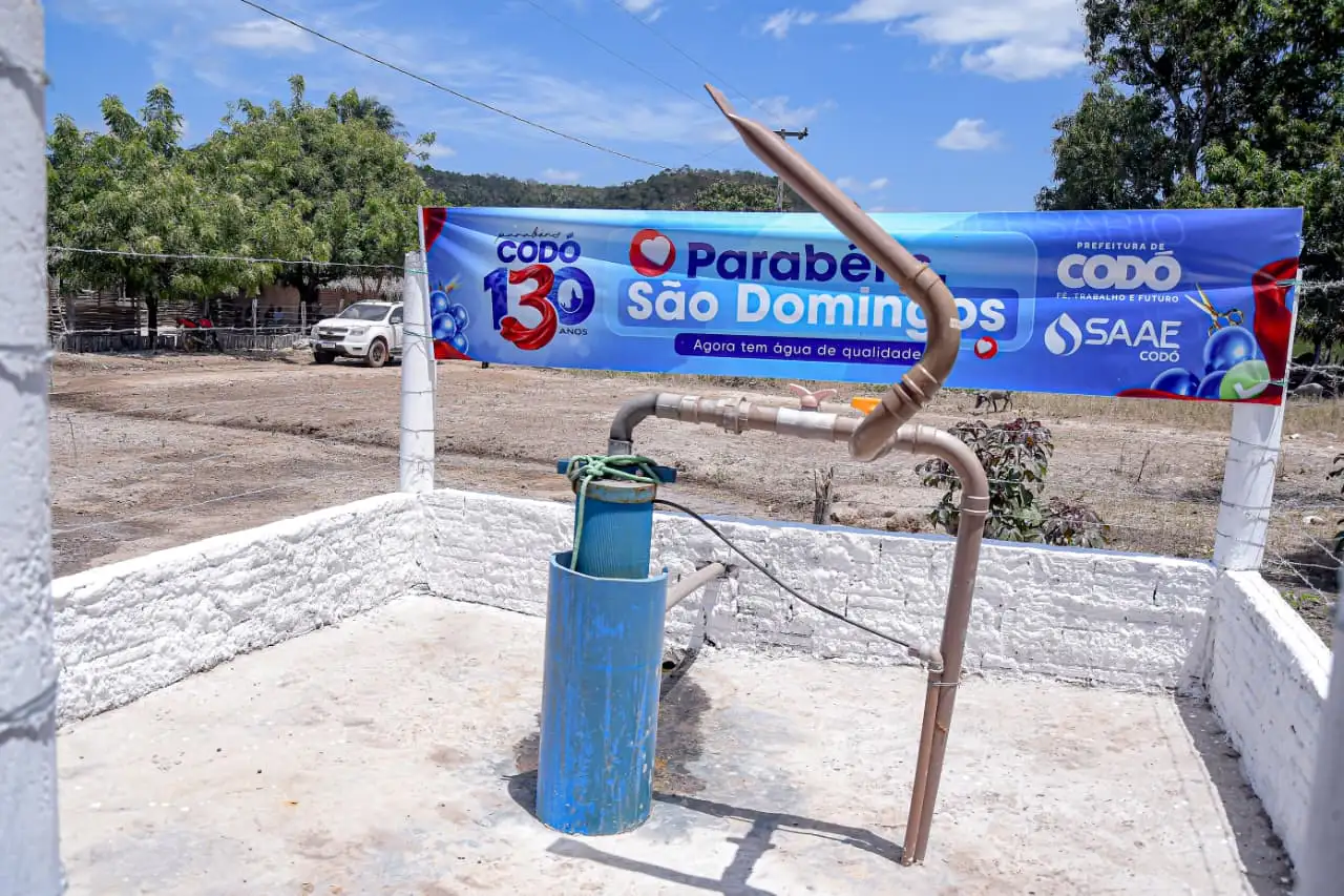 Foto 4 – Prefeitura de Codó inaugura mais dois poços artesianos e amplia acesso à água potável na zona rural