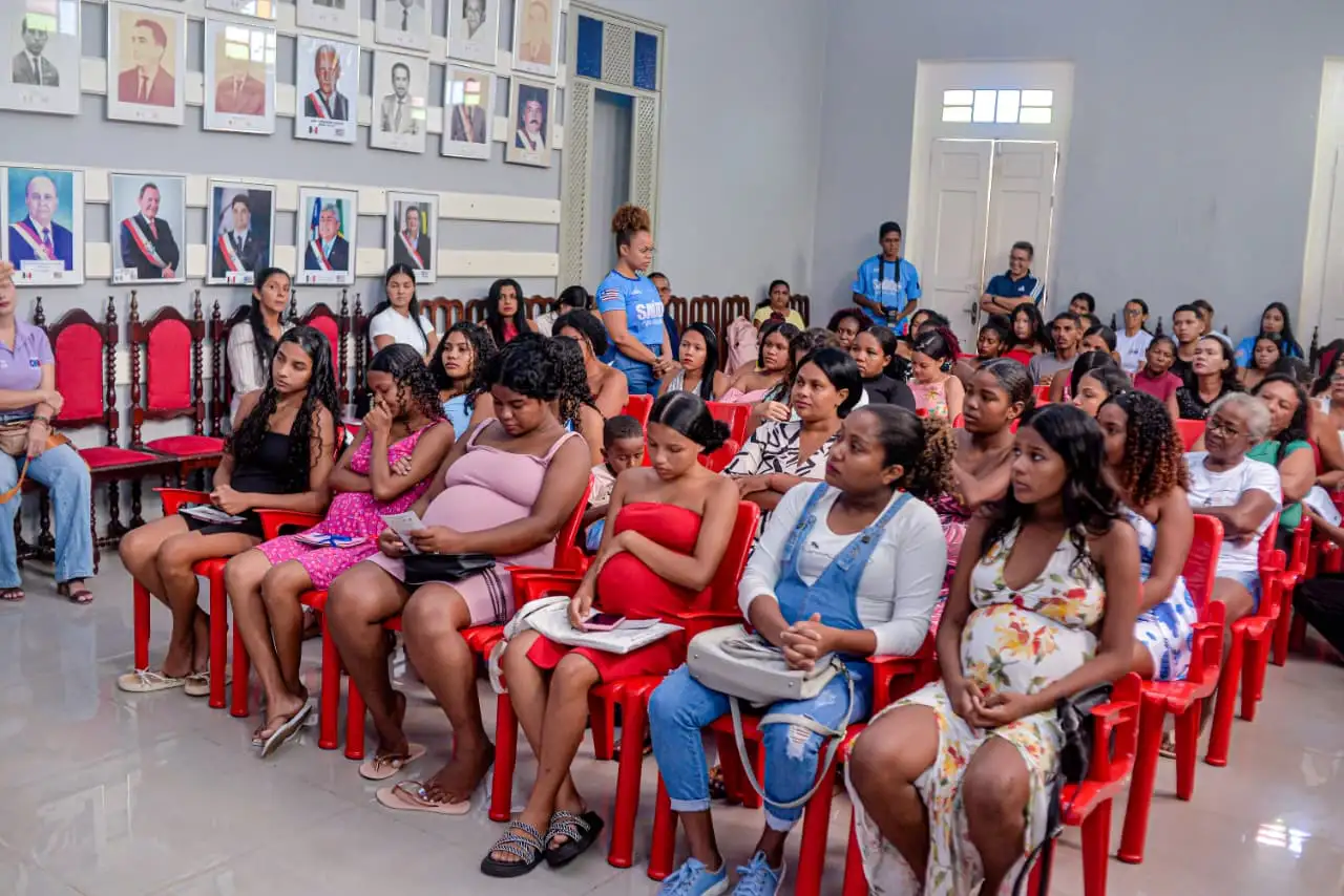 Foto 4 – Gestantes participam de oficina sobre pré-natal e cuidados com o bebê em Codó