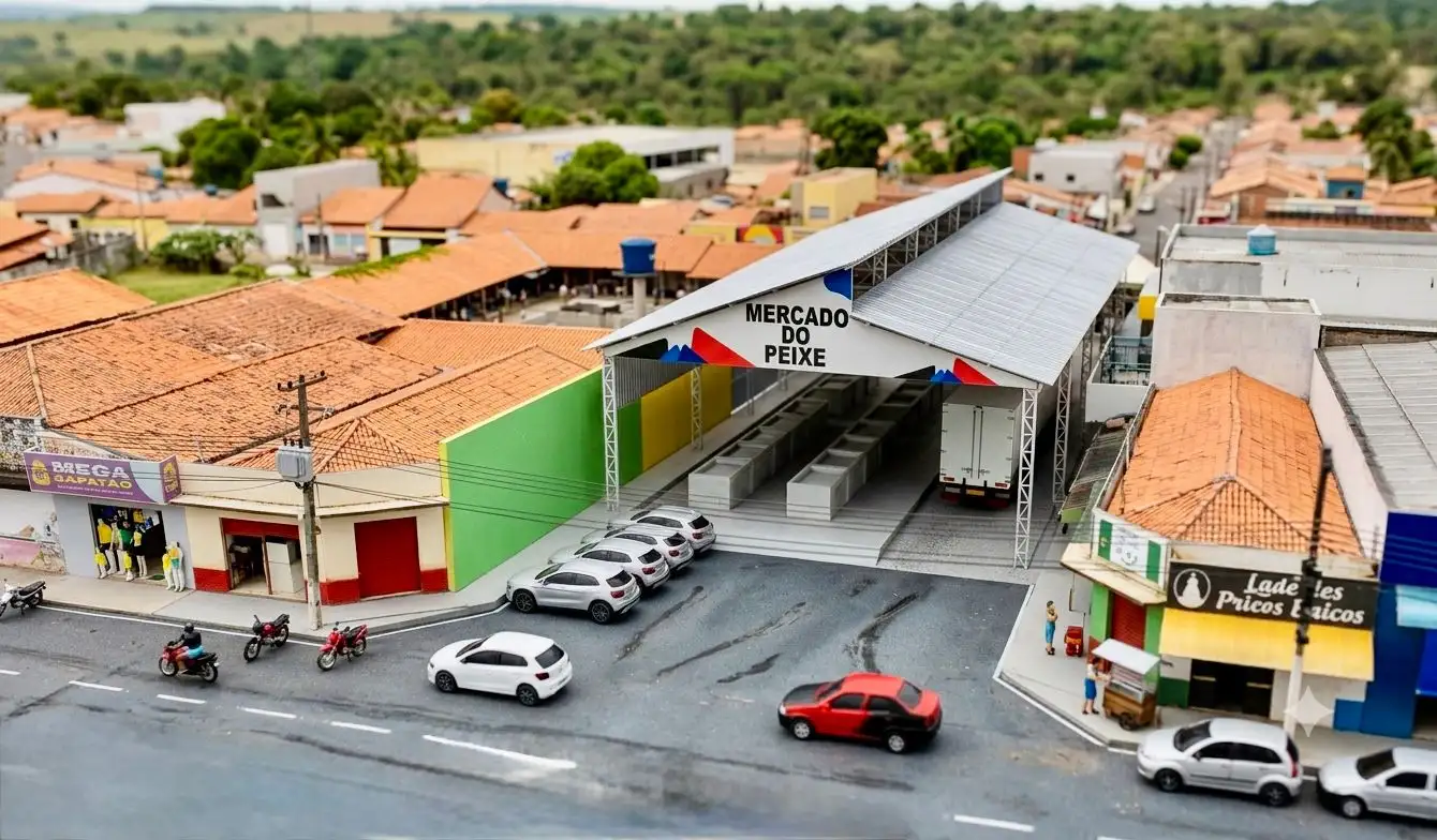 Codó avança na construção da nova Feirinha do Peixe que irá valorizar feirantes e fortalecer a economia local