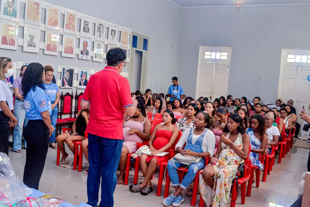 Foto 3 – Gestantes participam de oficina sobre pré-natal e cuidados com o bebê em Codó