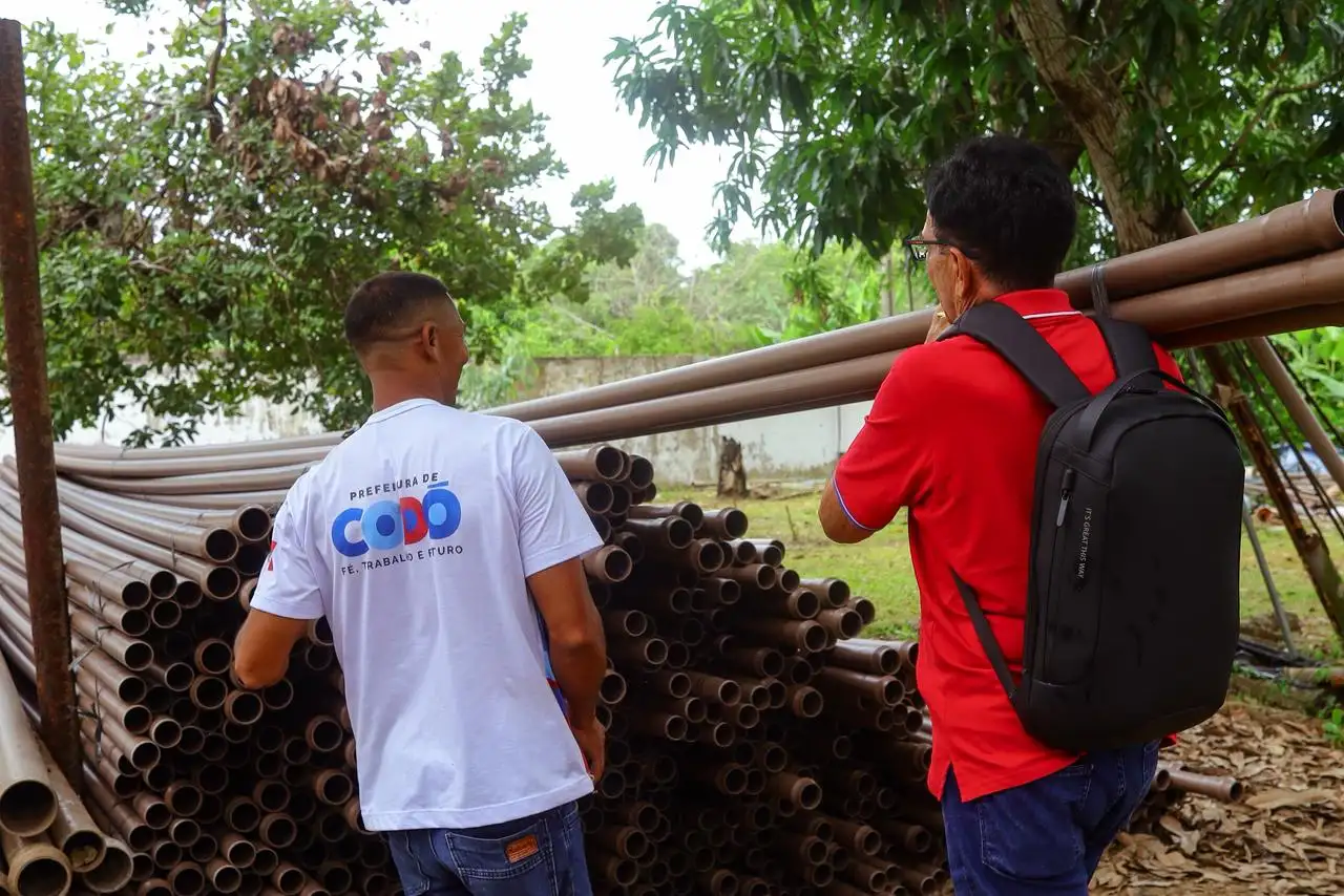 Galeria de imagens - Foto 10 da notícia: SAAE de Codó recebe tubos e caixas d’água para reforçar abastecimento na zona rural