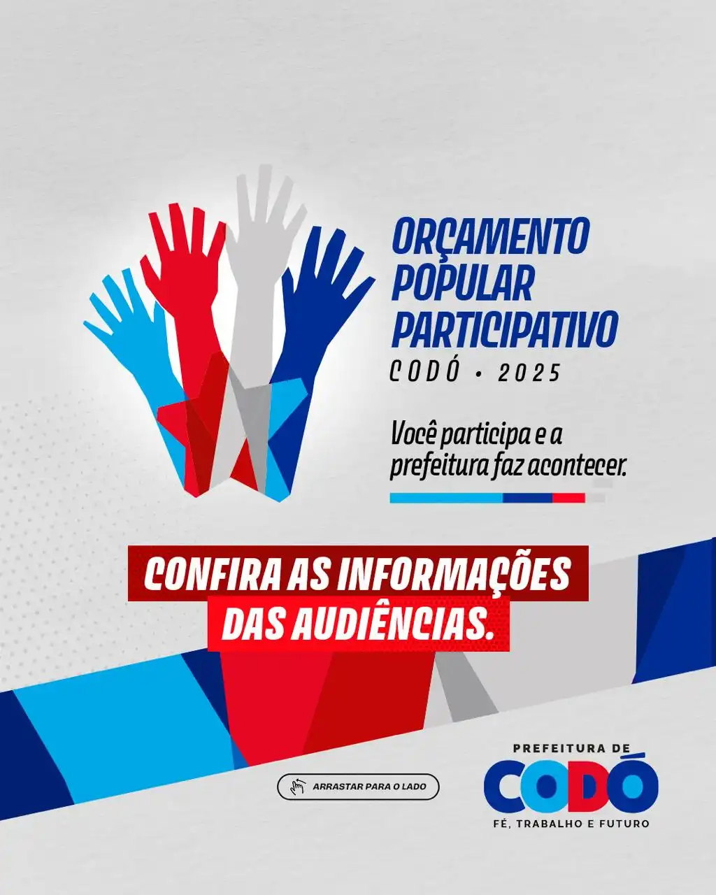Prefeitura de Codó realiza Audiências Públicas para o Orçamento Popular Participativo