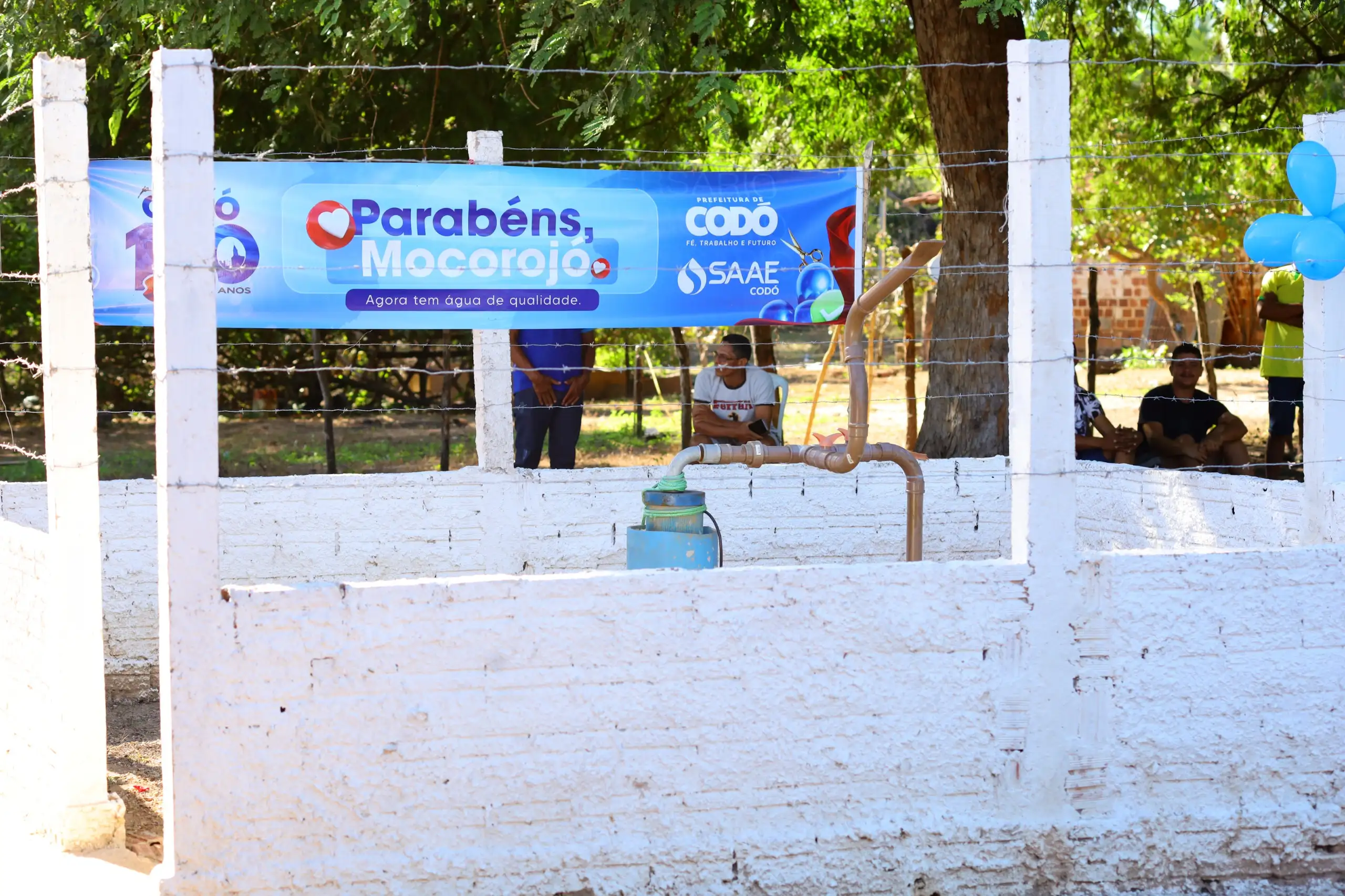 Foto 4 – Prefeitura de Codó avança no abastecimento de água com inauguração de poços artesianos na zona rural