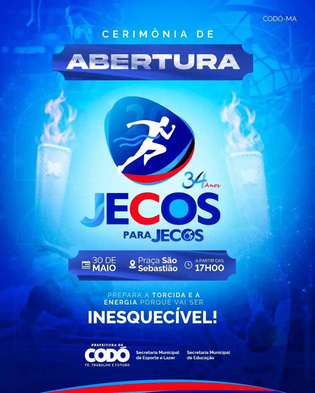 Prefeitura de Codó promove a 34ª edição dos Jogos Escolares Codoenses – JECOS 2025