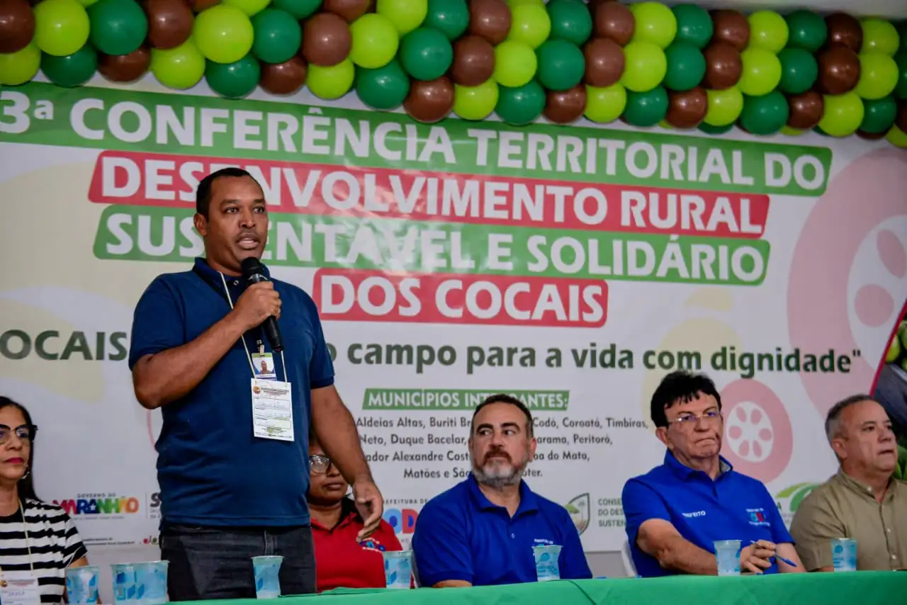 Galeria de imagens - Foto 7 da notícia: Codó sedia 3ª Conferência Territorial do Desenvolvimento Rural Sustentável e Solidário dos Cocais