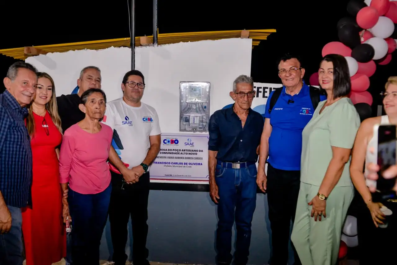 Foto 6 – Prefeitura de Codó inaugura sistema de abastecimento de água no Alto Novo e entrega ambulância ao Povoado Alegre