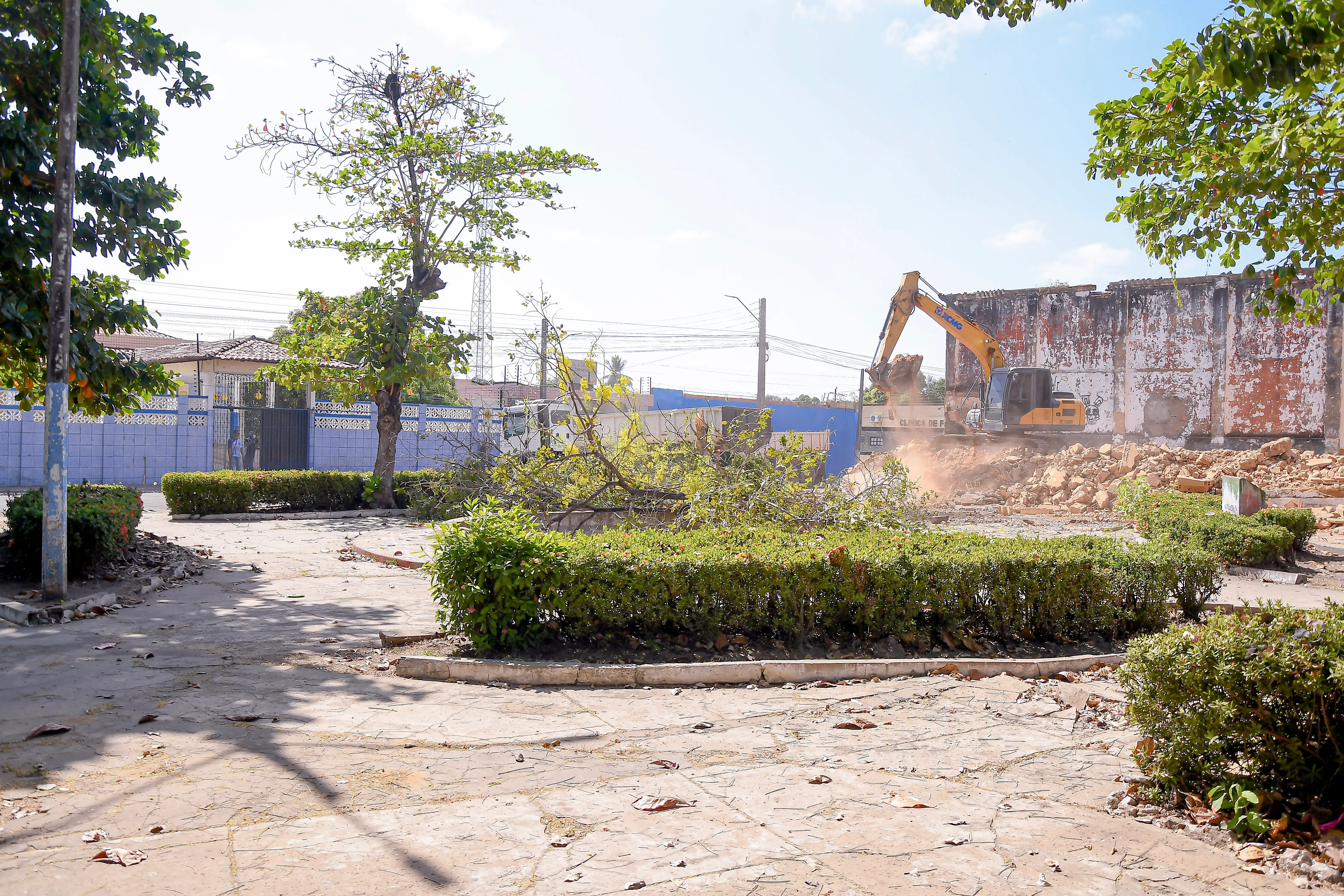 Foto 3 – Codó inicia revitalização da nova Praça do Cinema com proposta de resgatar memória e modernizar espaço