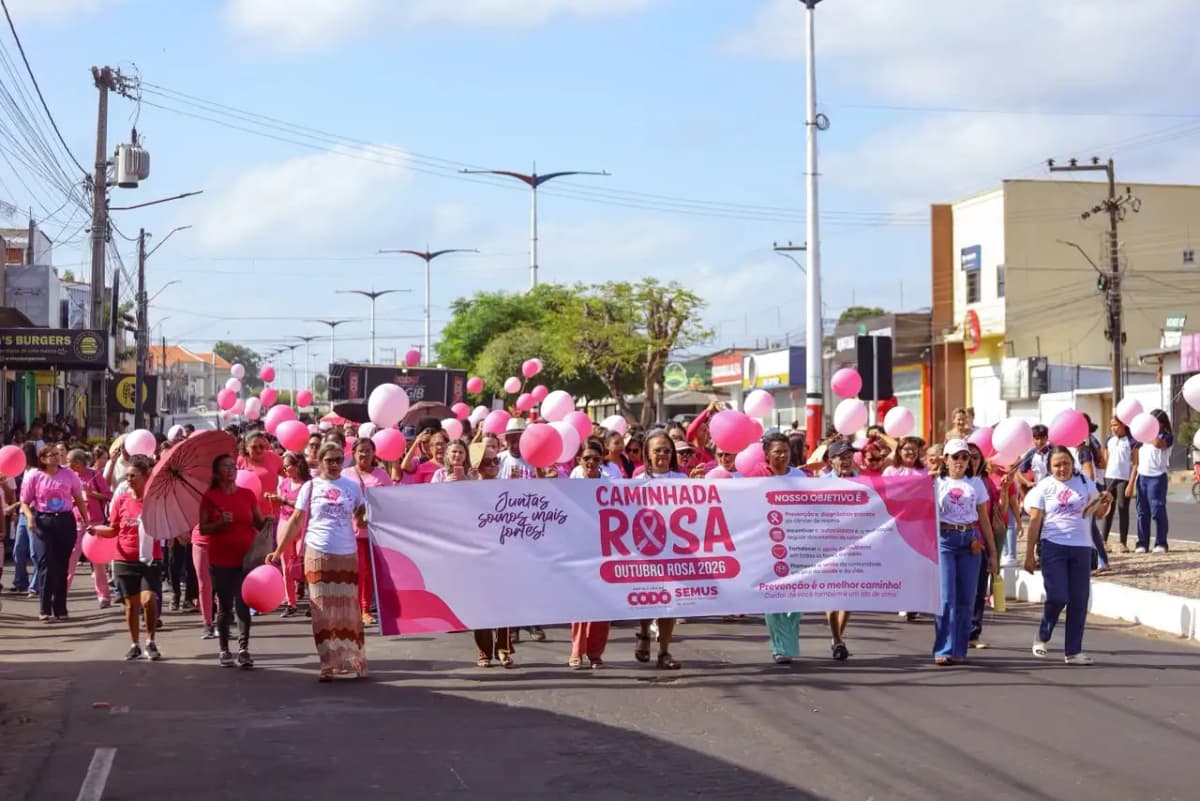 Foto 5 – Caminhada Rosa reúne mulheres em Codó e reforça a importância da prevenção ao câncer de mama