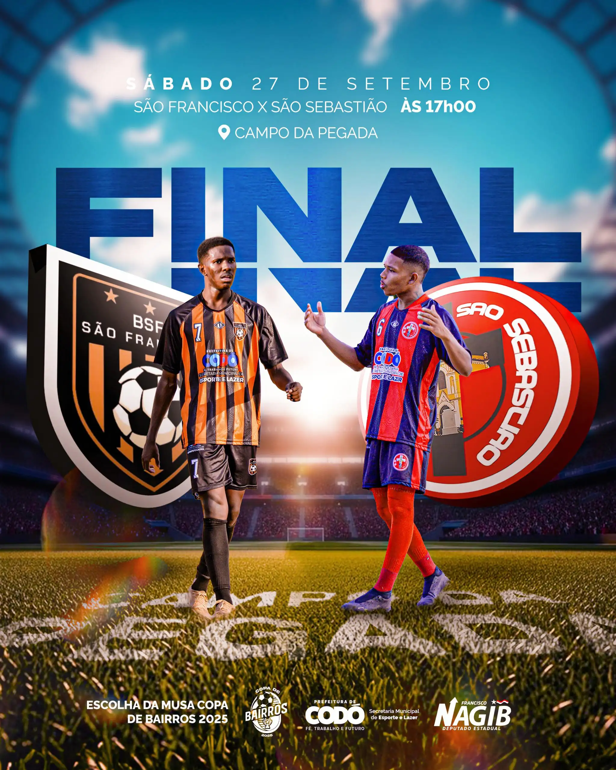 Copa de Bairros 2025: Codó aguarda com expectativa a grande final, que acontecerá neste sábado (27)