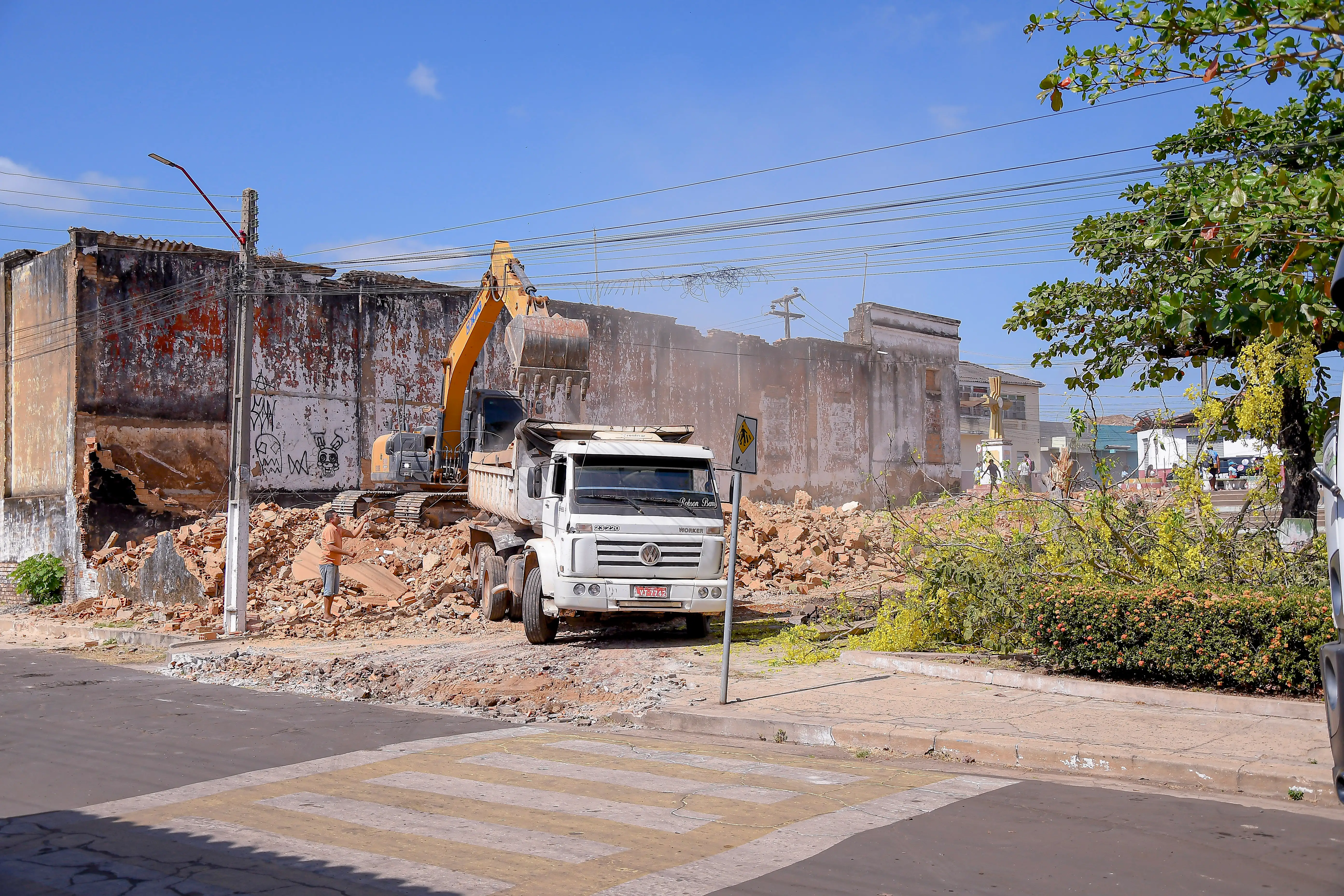Foto 7 – Codó inicia revitalização da nova Praça do Cinema com proposta de resgatar memória e modernizar espaço