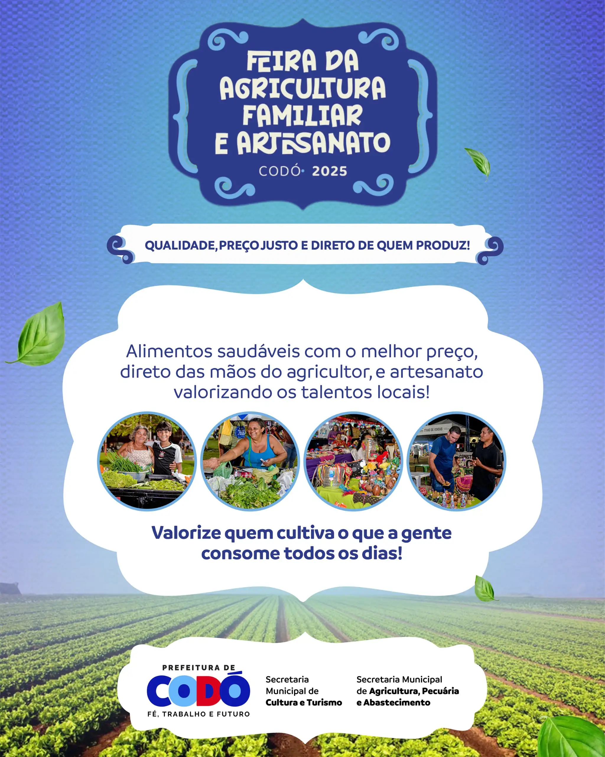 Prefeitura de Codó promoverá a 3ª edição da Feira da Agricultura Familiar e Artesanato na EXPOCODÓ