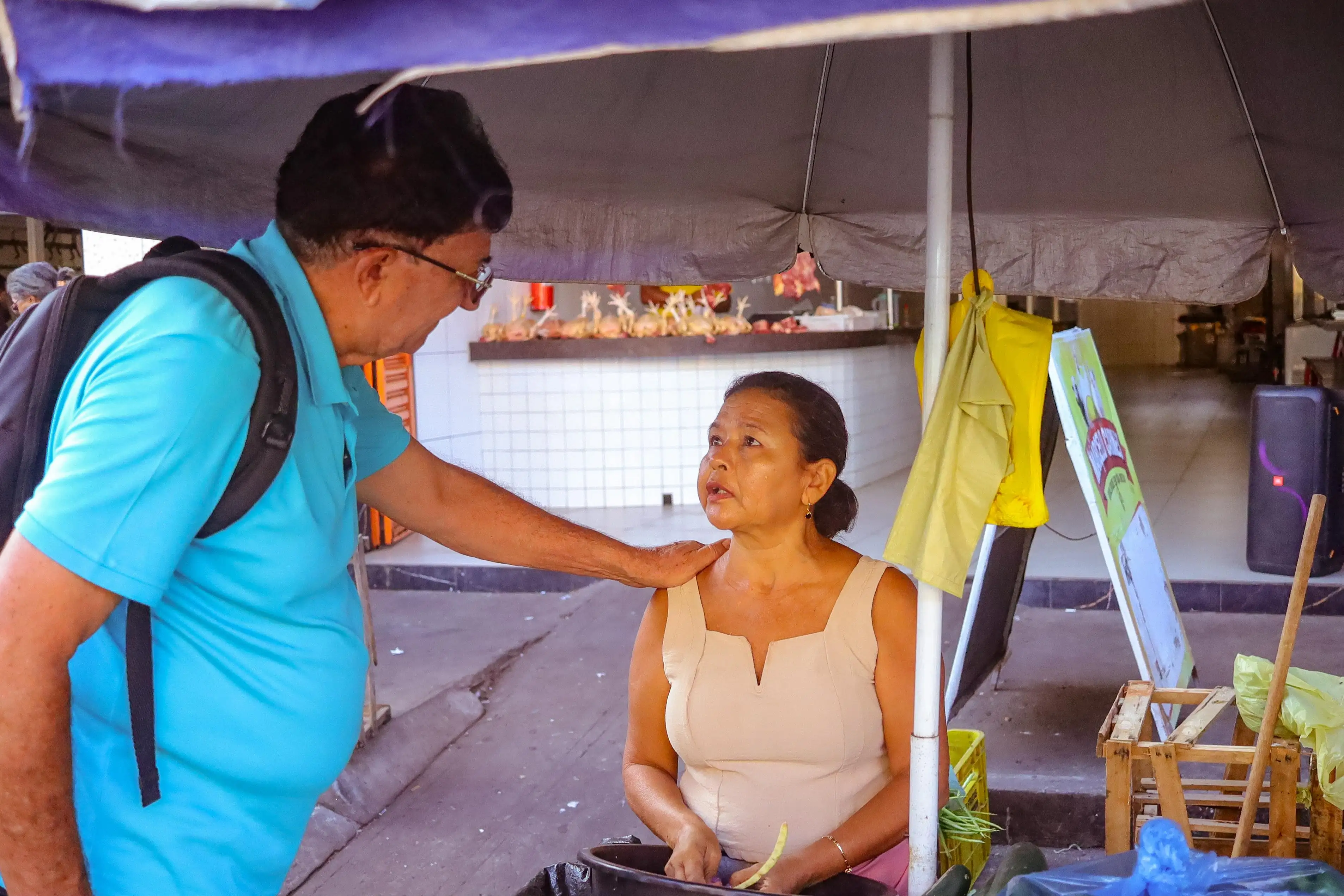 Galeria de imagens - Foto 6 da notícia: Prefeito Chiquinho FC visita Mercado Central de Codó para identificar problemas estruturais e providenciar melhorias