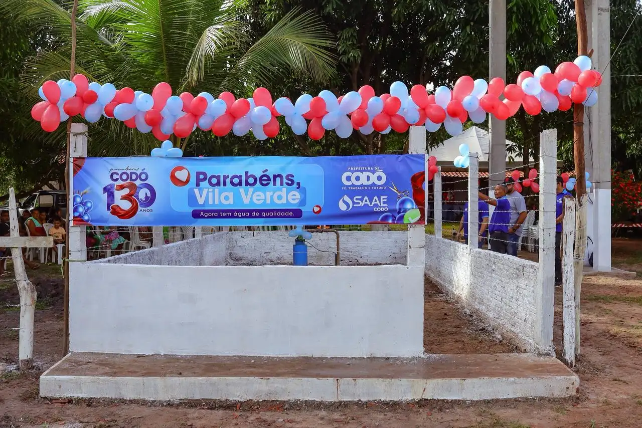 Galeria de imagens - Foto 18 da notícia: Codó 130 anos: Povoado Vila Verde recebe poço artesiano e celebra avanço no abastecimento de água