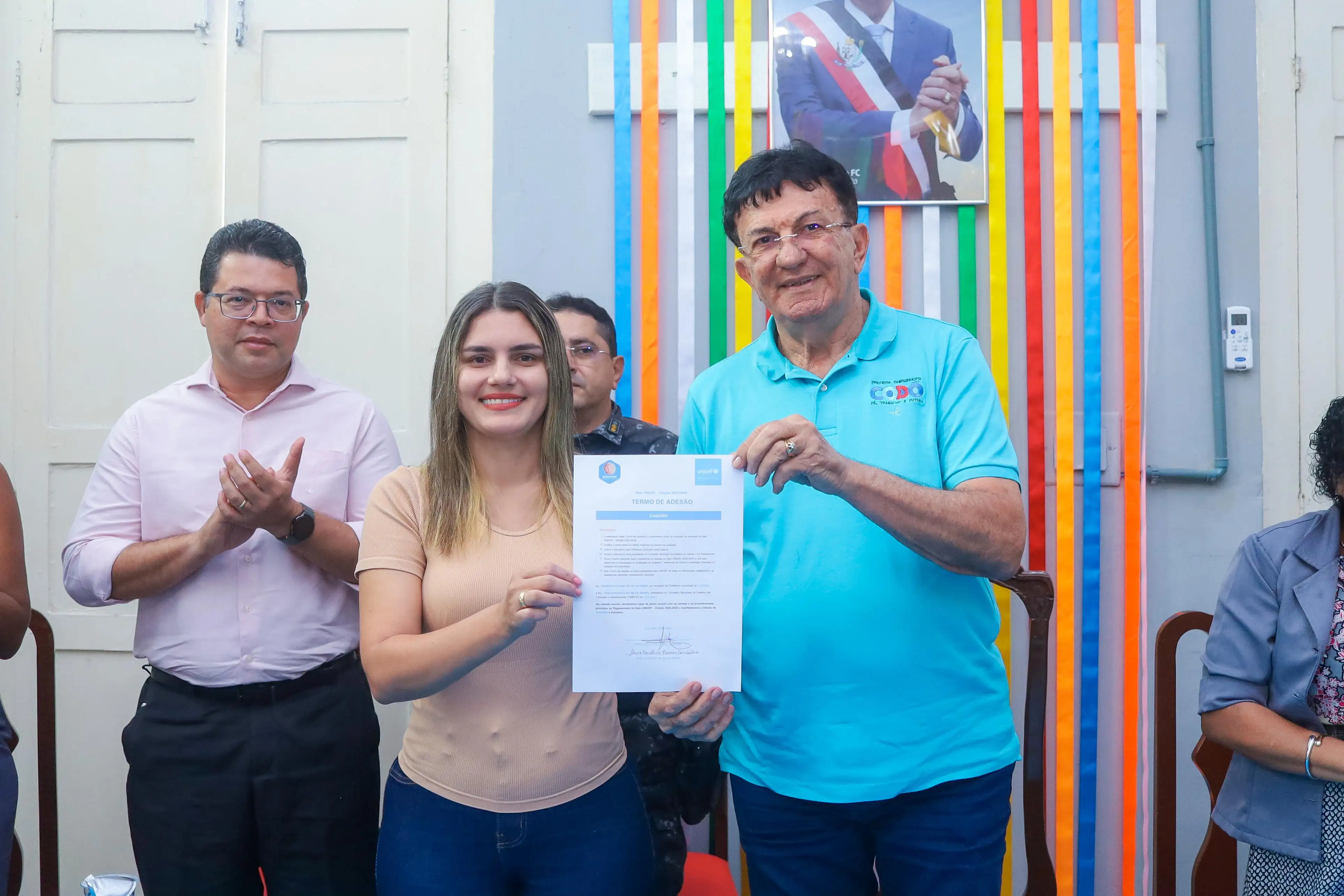 Foto 12 – Prefeitura de Codó promove cerimônia de adesão do município ao Selo UNICEF com mobilizadores