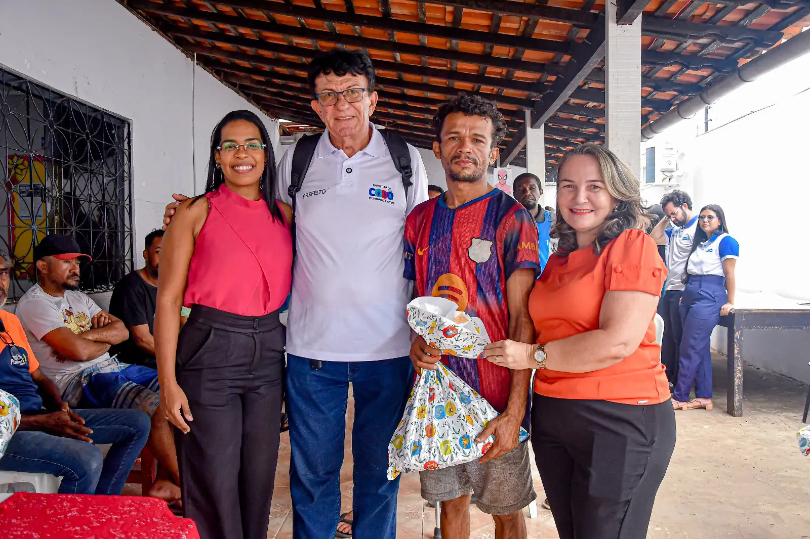 Foto 6 – Ação no Centro POP de Codó leva acolhimento, dignidade e cidadania à população em situação de rua