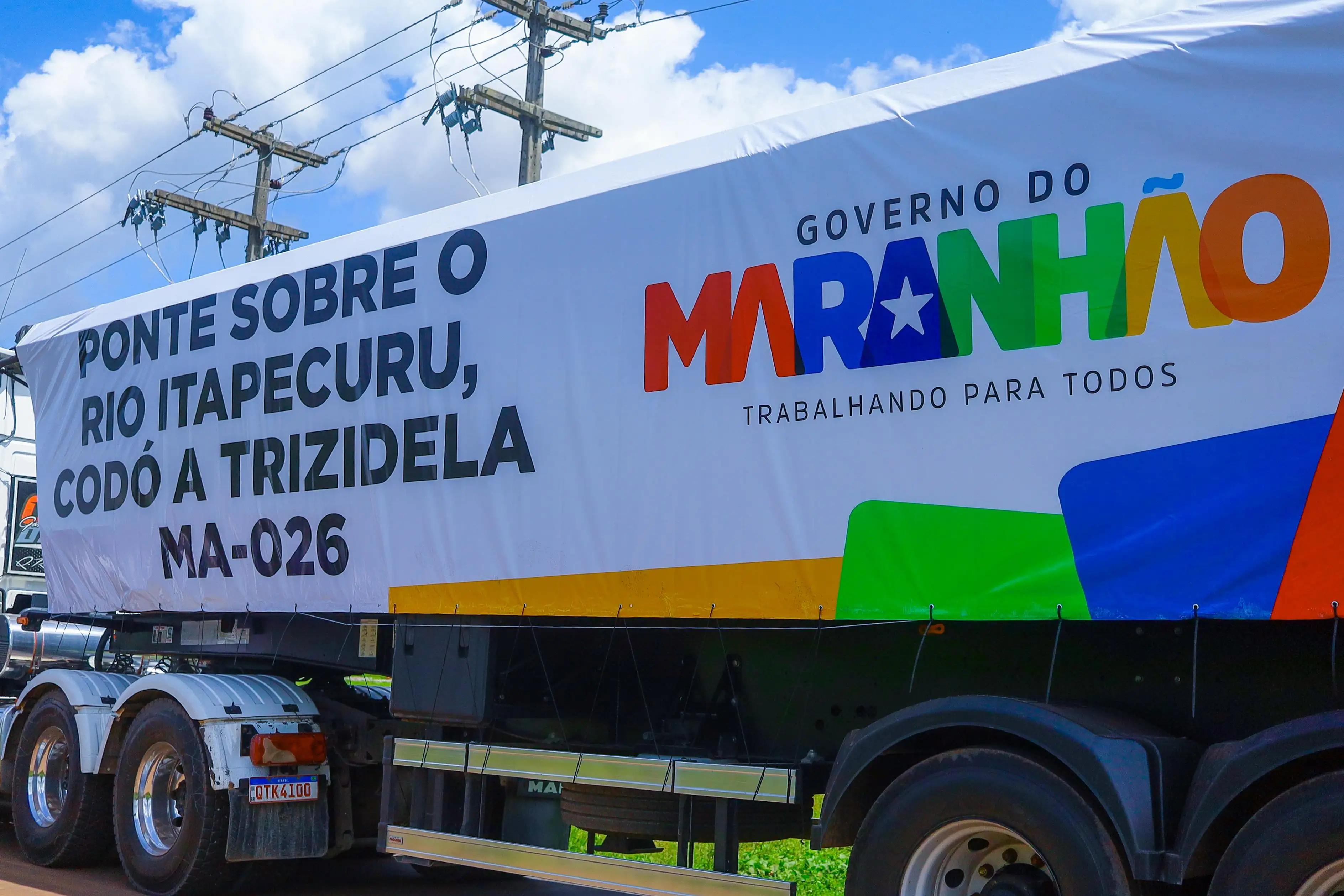 Foto 1 – Nova ponte da Trizidela começa a ser construída em Codó