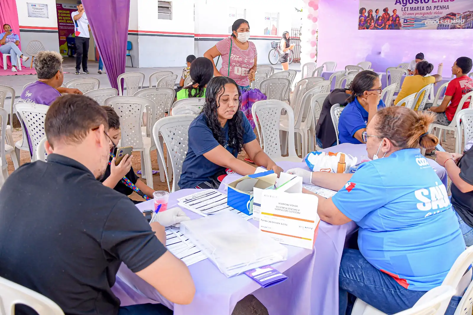 Codó Novo recebe ação especial com consultas, exames e serviços gratuitos de saúde