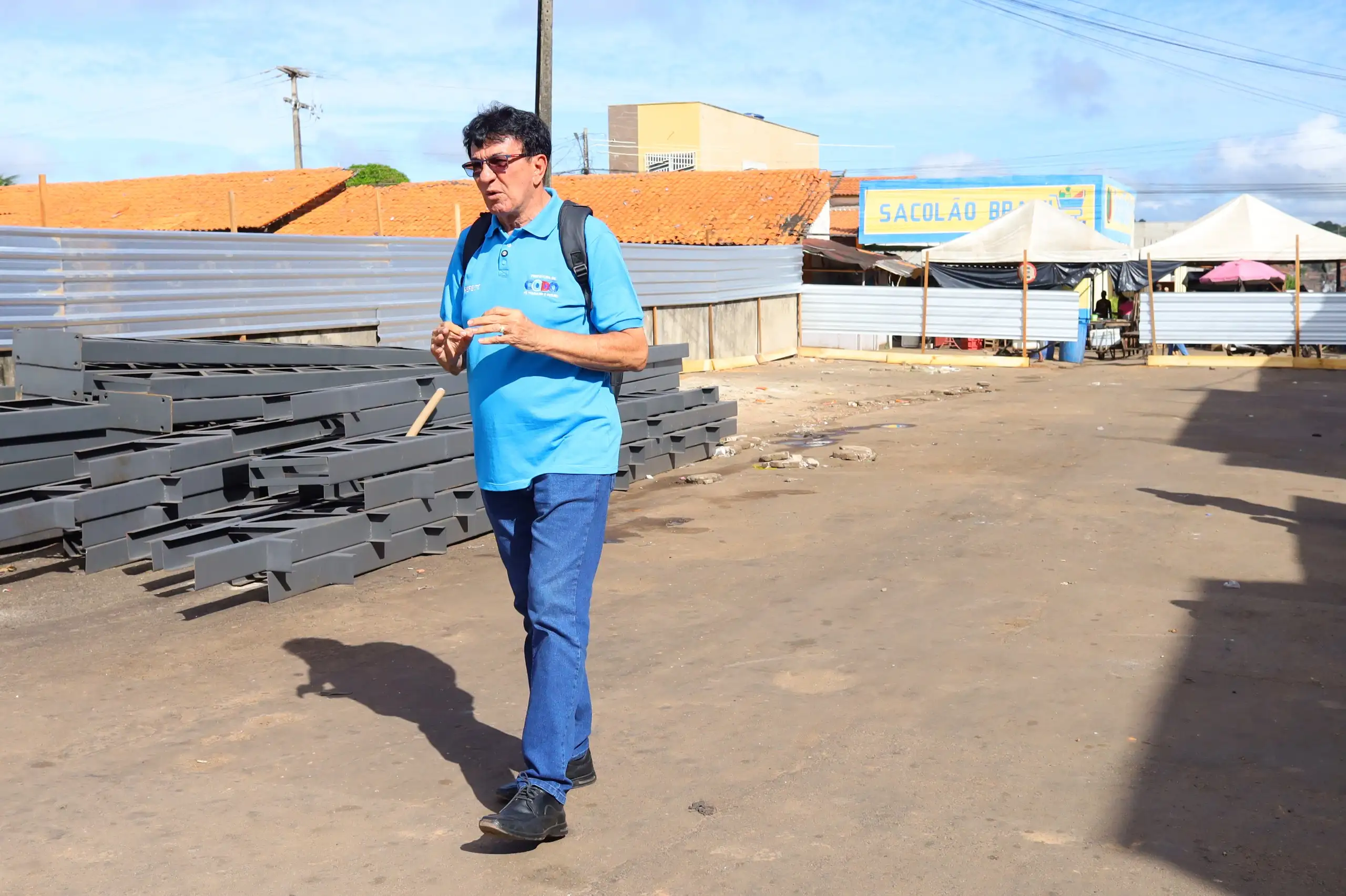 Foto 6 – Codó avança na construção da nova Feirinha do Peixe que irá valorizar feirantes e fortalecer a economia local