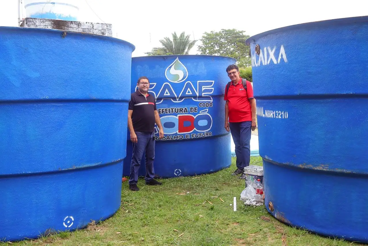 Galeria de imagens - Foto 3 da notícia: SAAE de Codó recebe tubos e caixas d’água para reforçar abastecimento na zona rural