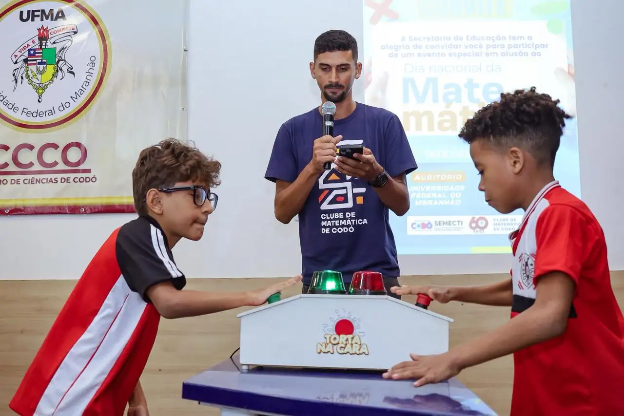 Foto 1 – Matemática de forma dinâmica marca evento promovido pela SEMECTI em Codó