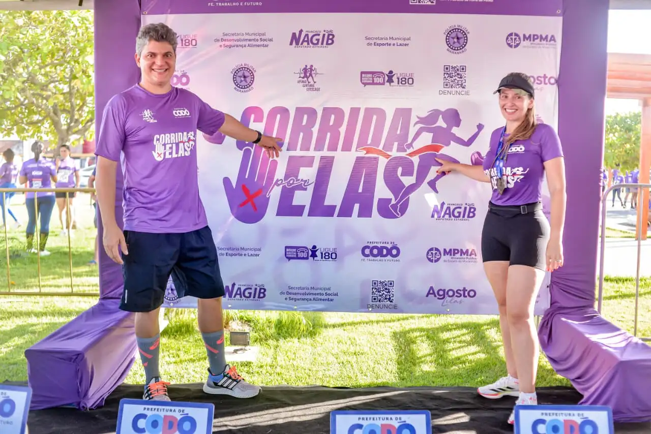 Galeria de imagens - Foto 3 da notícia: 1ª Corrida Por Elas marcou o encerramento do Agosto Lilás com emoção, superação e compromisso social em Codó