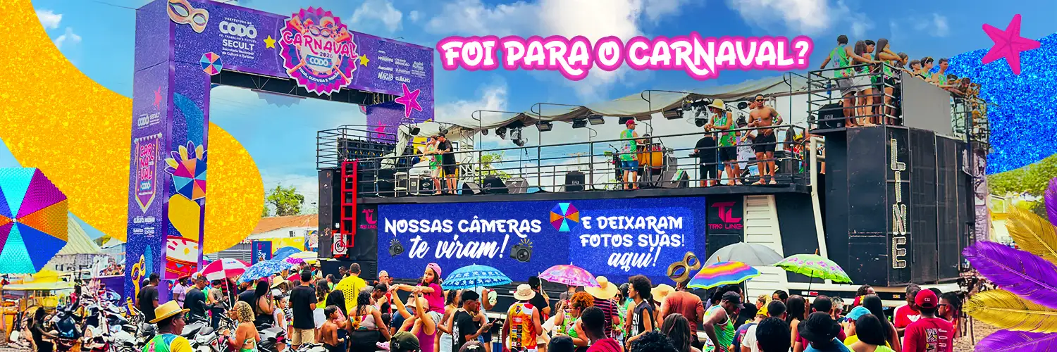 Galeria de imagens - Foto 1 da notícia: Carnaval “Folia, Cultura e Paixão” reúne multidão e consolida Codó como destaque no Maranhão