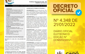 NOVO DECRETO: Prefeitura de Codó intensifica o cumprimento de medidas restritivas e sanitárias